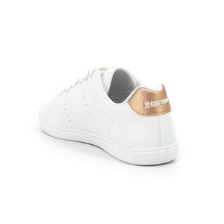 Chaussures Courtone Gs S Lea/Metallic Fille Blanc Rose
