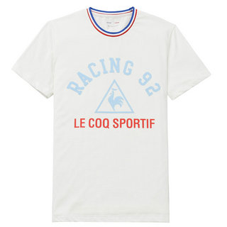 T-shirt de Présentation Racing 92 Le Coq Sportif Homme Blanc