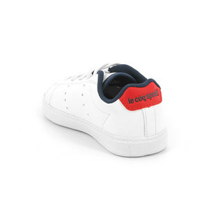 Chaussures Courtone Inf S Lea Fille Blanc Rouge