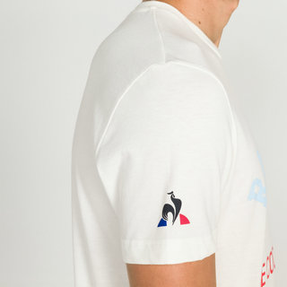 T-shirt Racing 92 Fanwear Le Coq Sportif Homme Blanc