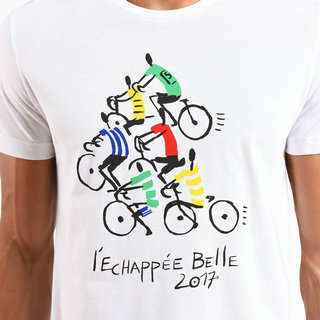 T-shirt TDF 2017 Fanwear N°5 Le Coq Sportif Homme Blanc
