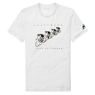 T-shirt TDF 2017 Fanwear N°2 Le Coq Sportif Homme Blanc