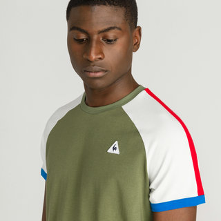 T-shirt Tricolore Le Coq Sportif Homme Vert