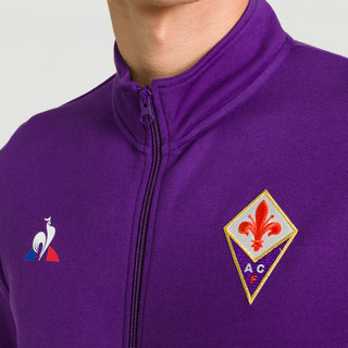 Sweat zippé Fiorentina Pres Le Coq Sportif Homme Violet