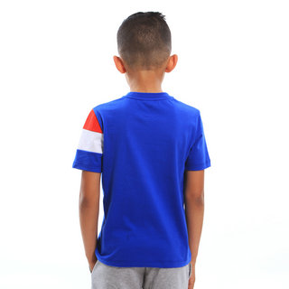 T-shirt Tricolore Enfant Garçon Bleu