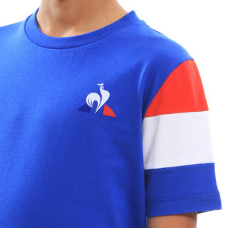T-shirt Tricolore Enfant Garçon Bleu