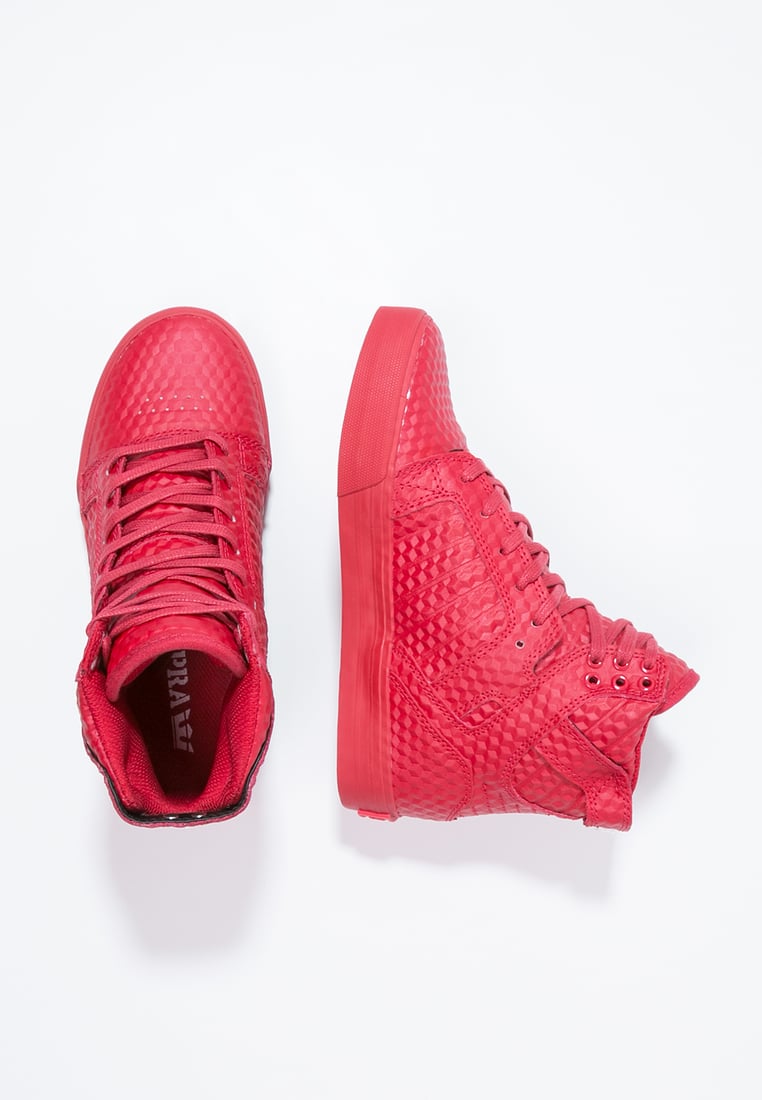 Supra SKYTOP Baskets Montante Homme Rouge